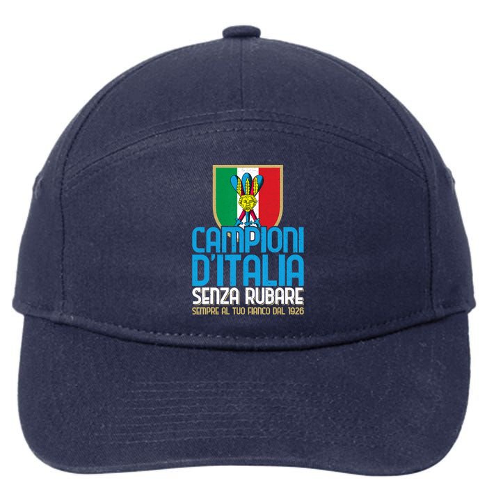 3 Volte Campioni Senza Rubare Napoli Tifosi Napoletani 1926 7-Panel Snapback Hat