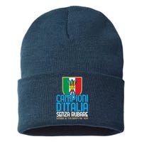 3 Volte Campioni Senza Rubare Napoli Tifosi Napoletani 1926 Sustainable Knit Beanie