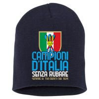 3 Volte Campioni Senza Rubare Napoli Tifosi Napoletani 1926 Short Acrylic Beanie