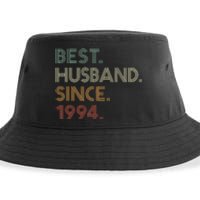 30th Wedding Anniversary Best Husband Since 1994 Sustainable Bucket Hat