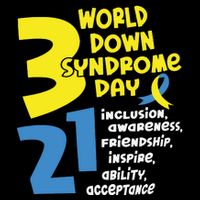 321 World Down Syndrome Day T21 Down Syndrome Down Right Perfect Stripe Pom Pom Beanie