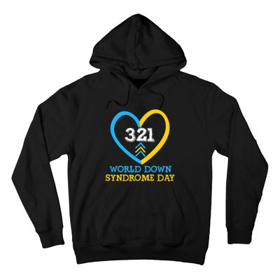 321 World Down Syndrome Awareness Day Trisomy 21 Hoodie