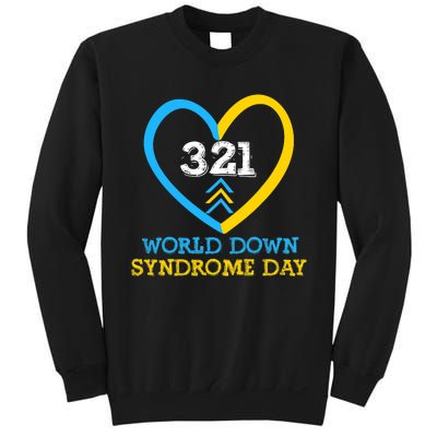 321 World Down Syndrome Awareness Day Trisomy 21 Sweatshirt