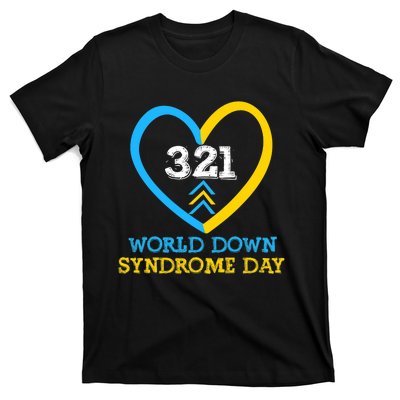 321 World Down Syndrome Awareness Day Trisomy 21 T-Shirt