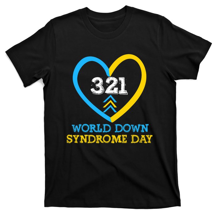 321 World Down Syndrome Awareness Day Trisomy 21 T-Shirt