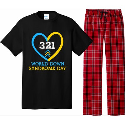 321 World Down Syndrome Awareness Day Trisomy 21 Pajama Set