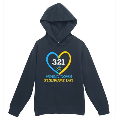 321 World Down Syndrome Awareness Day Trisomy 21 Urban Pullover Hoodie