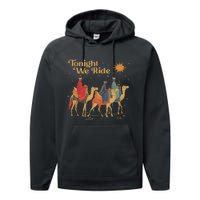 3 Wise Tonight We Ride Christmas Performance Fleece Hoodie