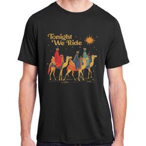 3 Wise Tonight We Ride Christmas Adult ChromaSoft Performance T-Shirt