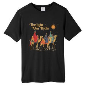 3 Wise Tonight We Ride Christmas Tall Fusion ChromaSoft Performance T-Shirt