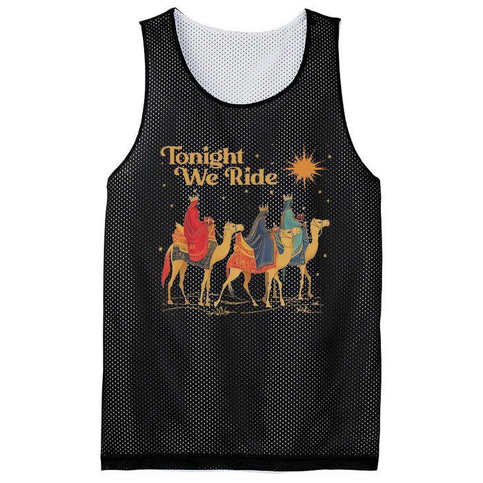 3 Wise Tonight We Ride Christmas Mesh Reversible Basketball Jersey Tank