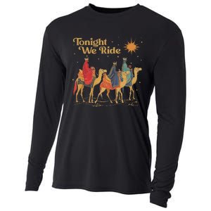 3 Wise Tonight We Ride Christmas Cooling Performance Long Sleeve Crew