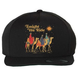 3 Wise Tonight We Ride Christmas Wool Snapback Cap