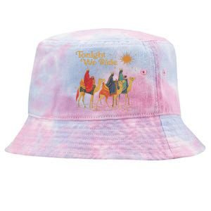 3 Wise Tonight We Ride Christmas Tie-Dyed Bucket Hat