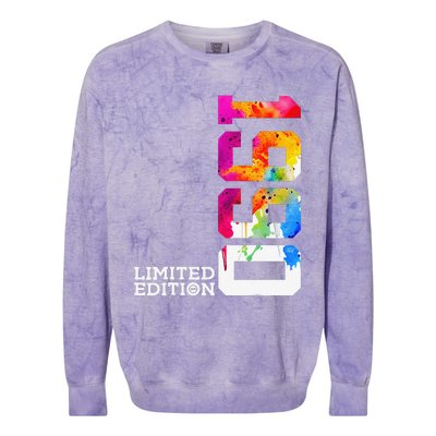 33 Years 33rd Birthday Limited Edition 1990 Colorblast Crewneck Sweatshirt