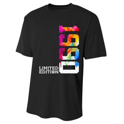 33 Years 33rd Birthday Limited Edition 1990 Performance Sprint T-Shirt