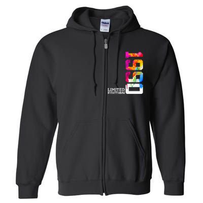 33 Years 33rd Birthday Limited Edition 1990 Full Zip Hoodie