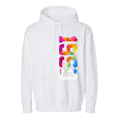 33 Years 33rd Birthday Limited Edition 1990 Garment-Dyed Fleece Hoodie