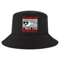 30 years ago I was the quickest 30th birthday funny Cool Comfort Performance Bucket Hat