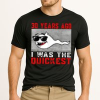 30 years ago I was the quickest 30th birthday funny Cooling Performance Crew T-Shirt