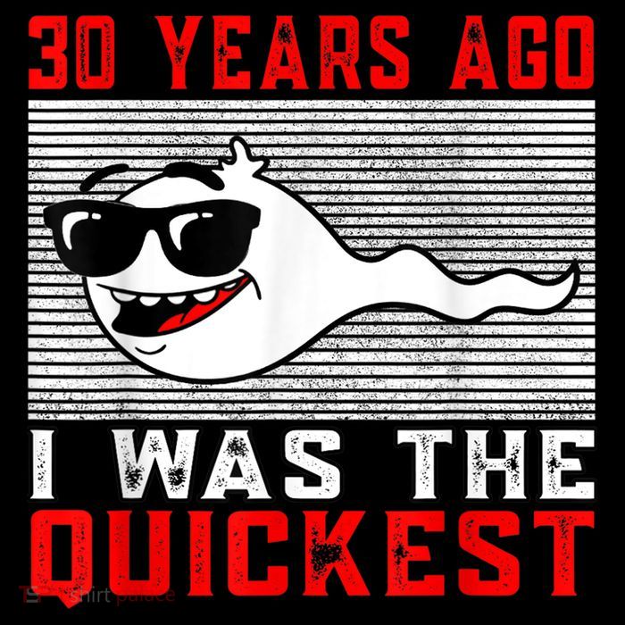 30 years ago I was the quickest 30th birthday funny Drawstring Bag