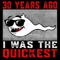 30 years ago I was the quickest 30th birthday funny Cooling Performance Long Sleeve Crew