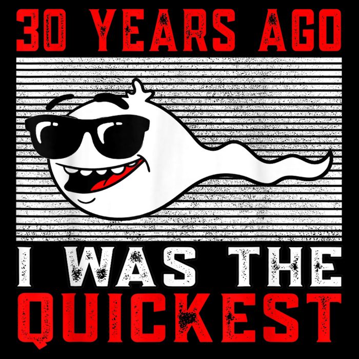 30 years ago I was the quickest 30th birthday funny Cooling Performance Long Sleeve Crew