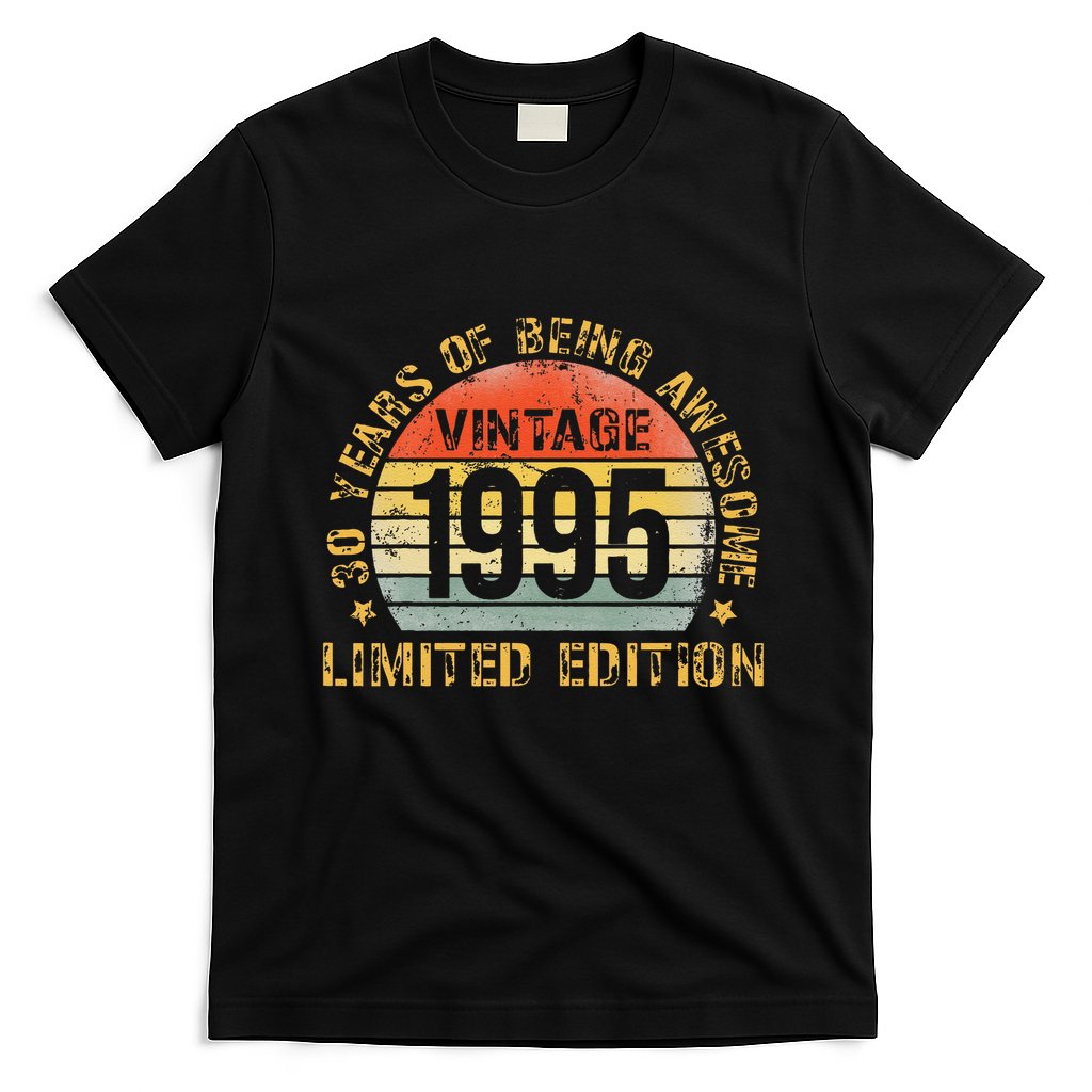 30 Year Birthday Decorations Gag 30yr 1995 30th Birthday Gift T-Shirt
