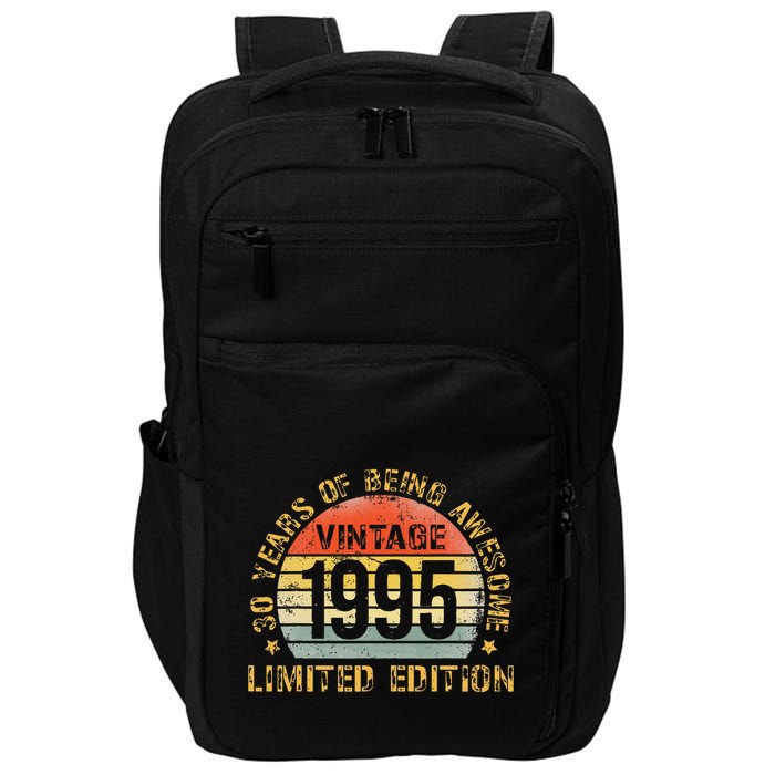 30 Year Birthday Decorations Gag 30yr 1995 30th Birthday Gift Impact Tech Backpack
