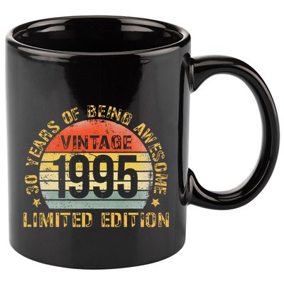 30 Year Birthday Decorations Gag 30yr 1995 30th Birthday Gift 11oz C Handle Ceramic Mug