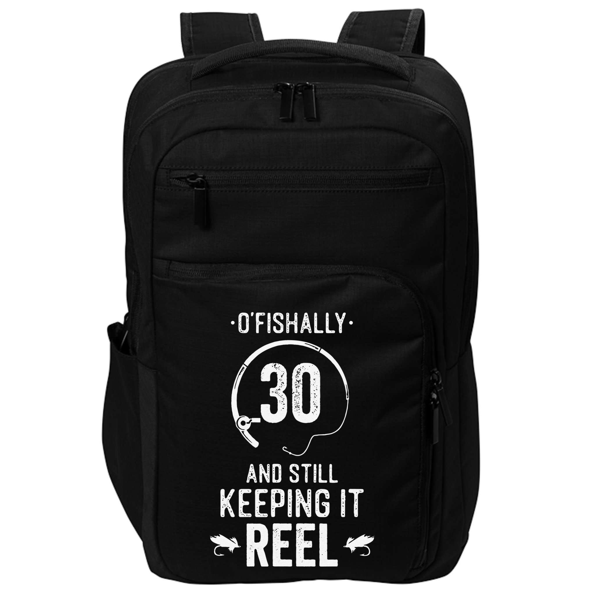 30 Year Old Fishing Fishermen Gifts For Birthday Impact Tech Backpack