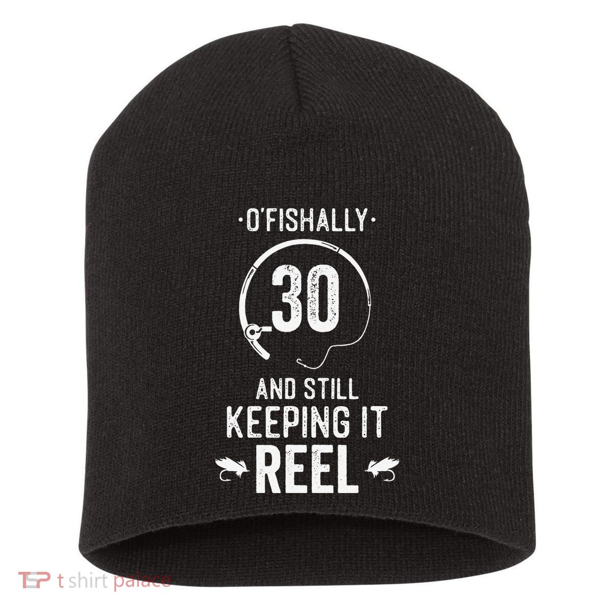 30 Year Old Fishing Fishermen Gifts For Birthday Short Acrylic Beanie