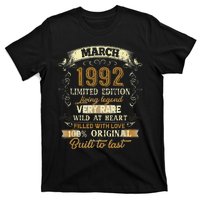 31 Year Old Gift March 1992 Vintage Awesome 31st Birthday Cute T-Shirt