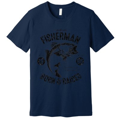 37 Year Old Fisherman Fishing 1986 37th Birthday Gift Premium T-Shirt