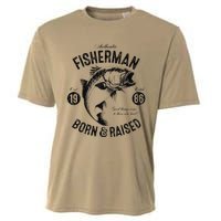 37 Year Old Fisherman Fishing 1986 37th Birthday Gift Cooling Performance Crew T-Shirt