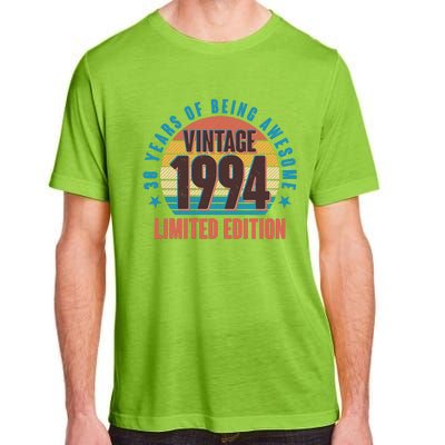 30 Years Of Being Awesome 1994 Limited Edition Vintage Retro Adult ChromaSoft Performance T-Shirt