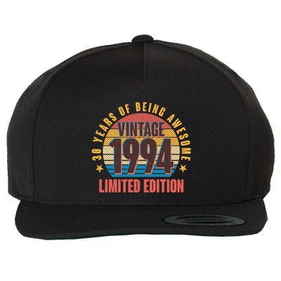 30 Years Of Being Awesome 1994 Limited Edition Vintage Retro Wool Snapback Cap
