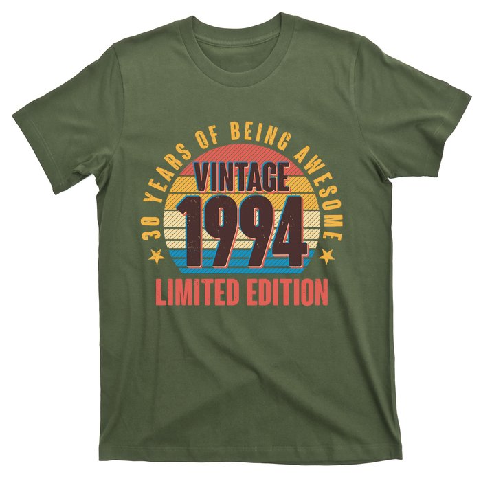 30 Years Of Being Awesome 1994 Limited Edition Vintage Retro T-Shirt