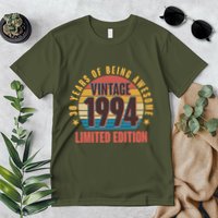 30 Years Of Being Awesome 1994 Limited Edition Vintage Retro Premium T-Shirt