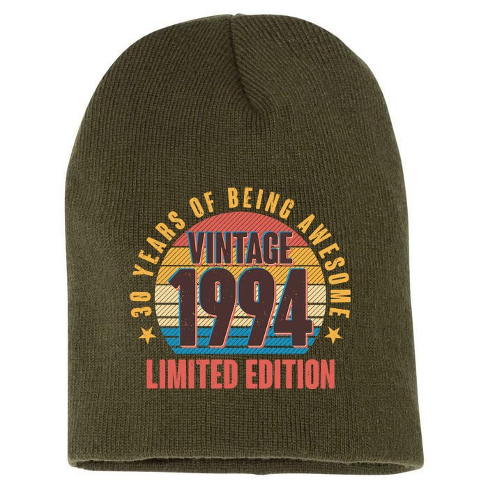 30 Years Of Being Awesome 1994 Limited Edition Vintage Retro Short Acrylic Beanie