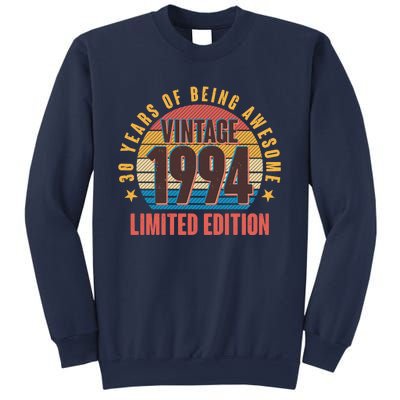 30 Years Of Being Awesome 1994 Limited Edition Vintage Retro Sweatshirt