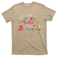 3 Year Old Mexican Fiesta No Time To Siesta Let's Threeesta Funny T-Shirt