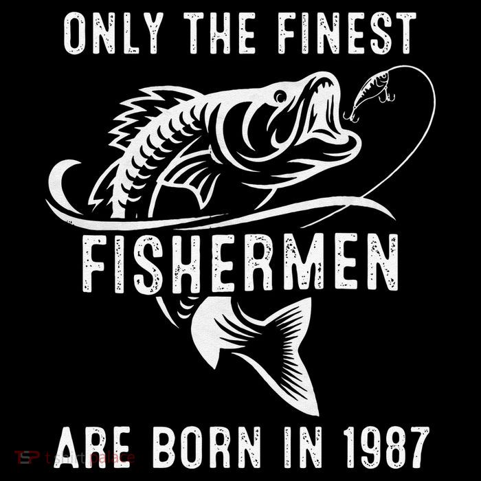 34 Year Old Fishing Fisherman 1987 34 Th Birthday Baby Bodysuit