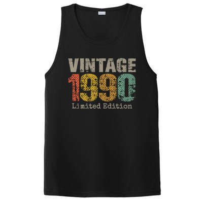 34 Year Old Gifts Vintage 1990 Limited Edition 34th Birthday PosiCharge Competitor Tank