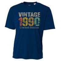 34 Year Old Gifts Vintage 1990 Limited Edition 34th Birthday Cooling Performance Crew T-Shirt