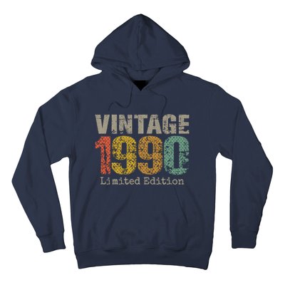 34 Year Old Gifts Vintage 1990 Limited Edition 34th Birthday Hoodie