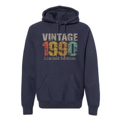 34 Year Old Gifts Vintage 1990 Limited Edition 34th Birthday Premium Hoodie