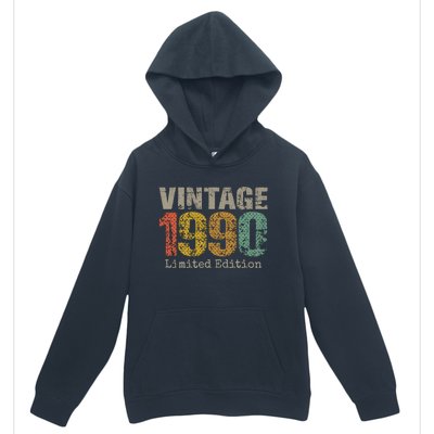 34 Year Old Gifts Vintage 1990 Limited Edition 34th Birthday Urban Pullover Hoodie