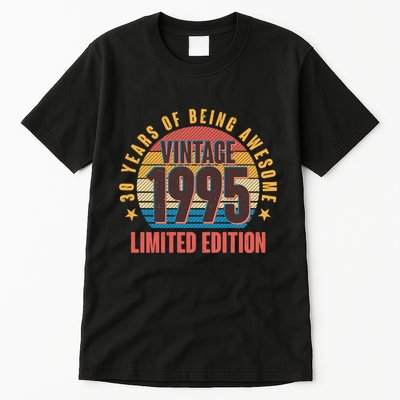 30 Years Of Being Awesome 1995 Limited Edition Vintage Retro Tall T-Shirt