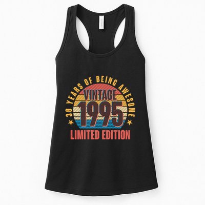 30 Years Of Being Awesome 1995 Limited Edition Vintage Retro Womens Tank Top
